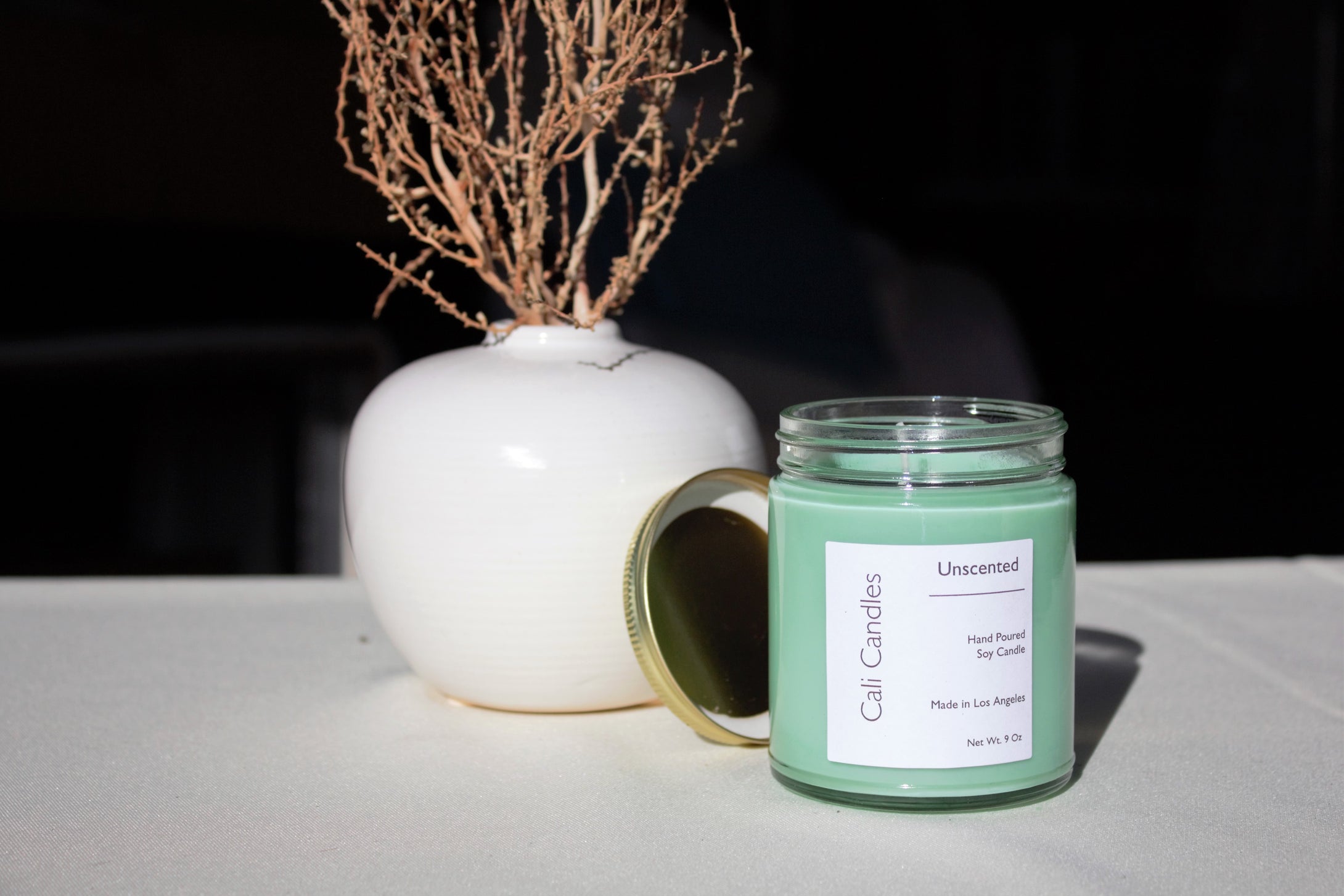 Mint Hand Poured Soy Wax Jar Candle