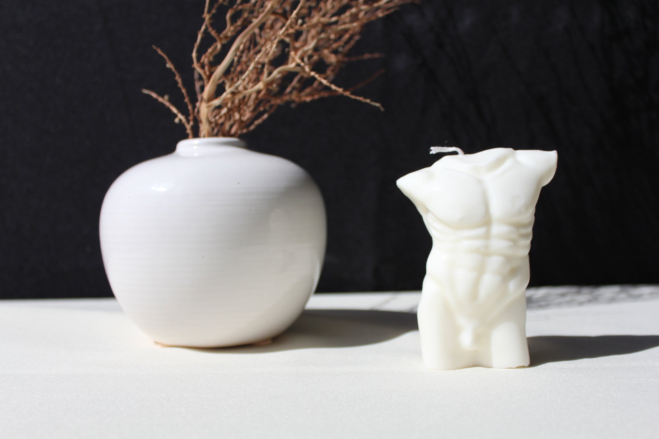 Male Venus Torso Candle